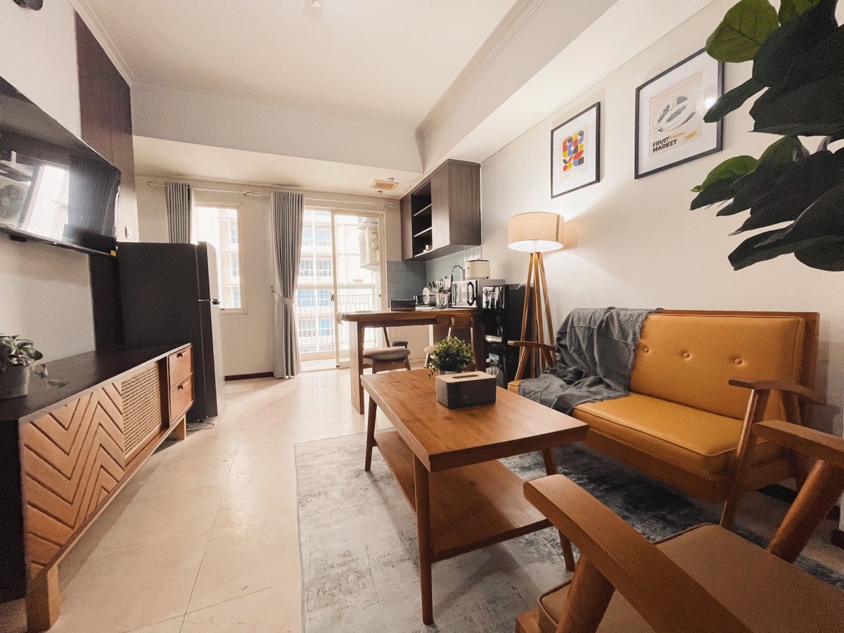 Unit apartemen yang disewakan harian